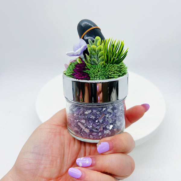 No Face Terrarium Jar