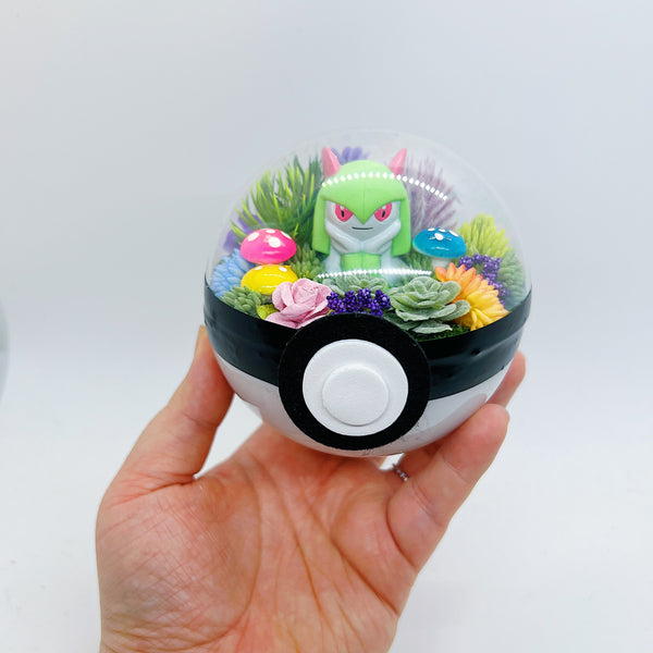 LIGHT UP Kirlia Pokeball Terrarium