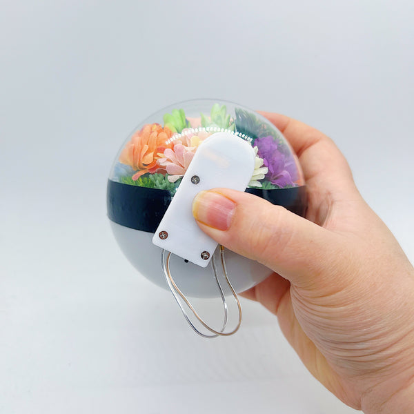 LIGHT UP Snubbull Pokeball Terrarium