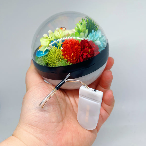 LIGHT UP Snorlax Pokeball Terrarium