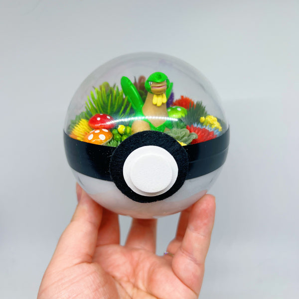 LIGHT UP Tropius Pokeball Terrarium