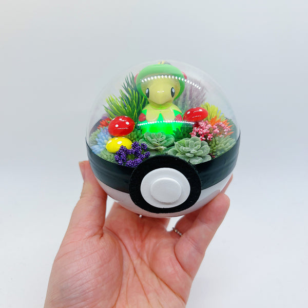 LIGHT UP Breloom Pokeball Terrarium