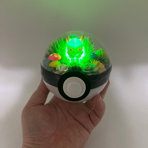LIGHT UP Kirlia Pokeball Terrarium