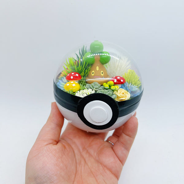 LIGHT UP Bonsly Pokeball Terrarium