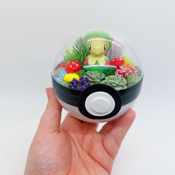 LIGHT UP Breloom Pokeball Terrarium