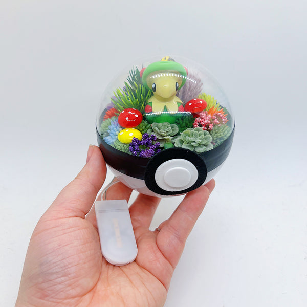 LIGHT UP Breloom Pokeball Terrarium