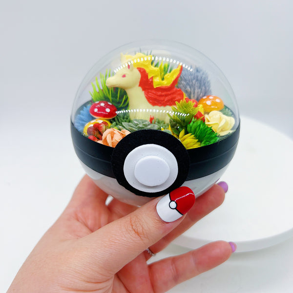 LIGHT UP Rapidash Pokeball