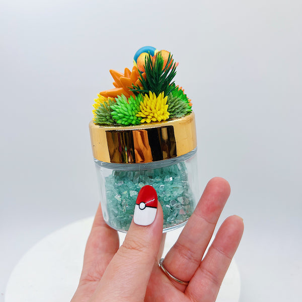 Cyndaquil Terrarium Jar