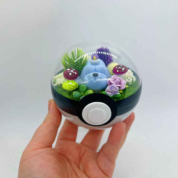 LIGHT UP Greavard Pokeball Terrarium