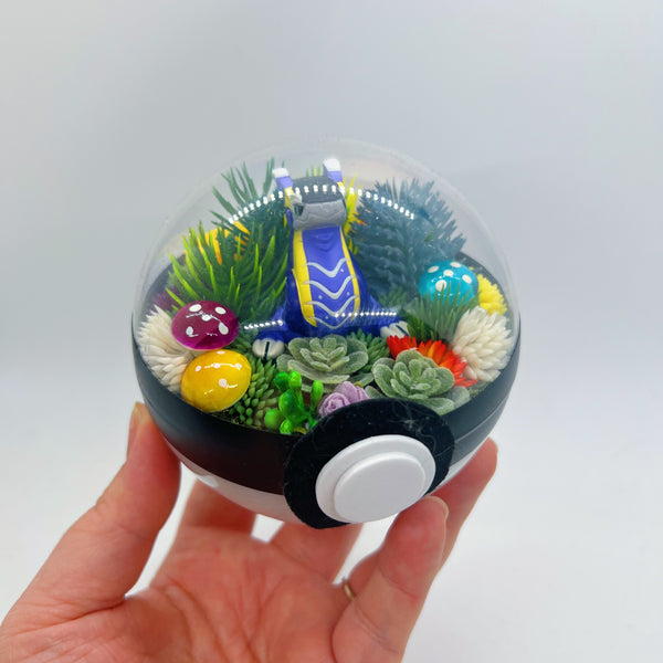 LIGHT UP Miraidon Pokeball Terrarium