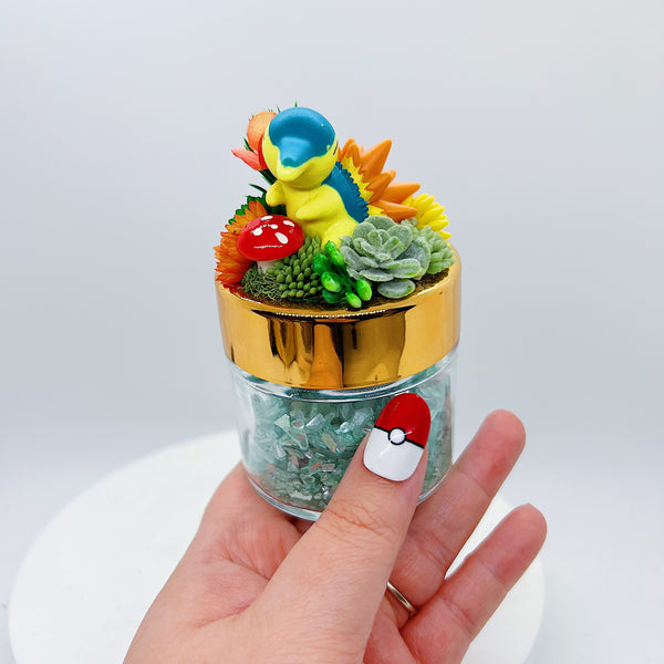 Cyndaquil Terrarium Jar