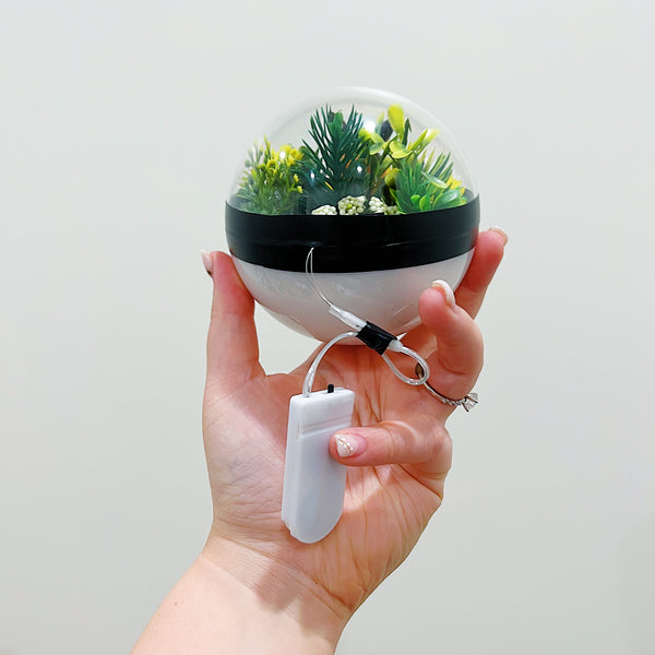 LIGHT UP Tepig Pokeball Terrarium