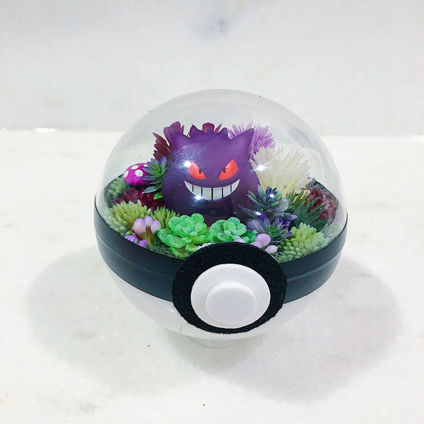 LIGHT UP Gengar Pokeball Terrarium