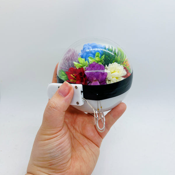 LIGHT UP Tangela Pokeball Terrarium