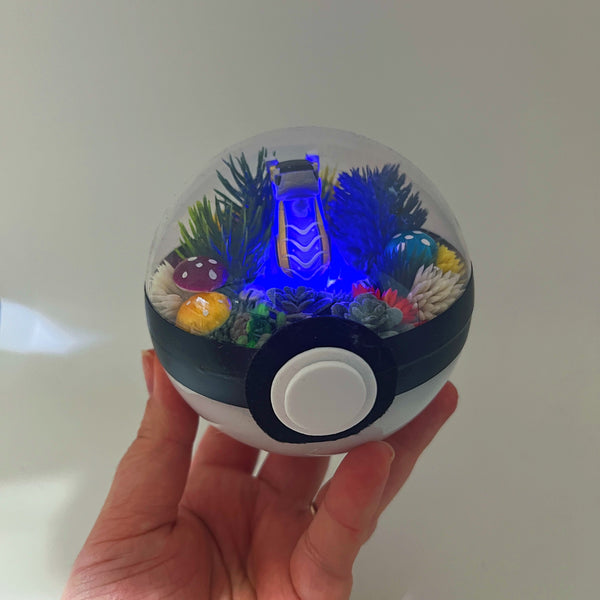 LIGHT UP Miraidon Pokeball Terrarium