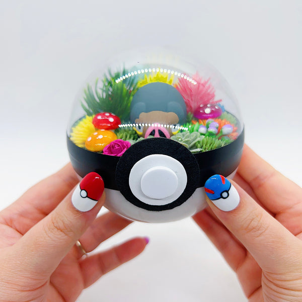 LIGHT UP Lechonk Pokeball Terrarium