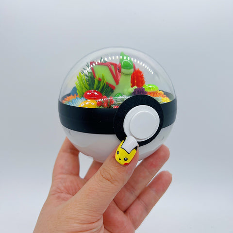 LIGHT UP Flygon Pokeball Terrarium