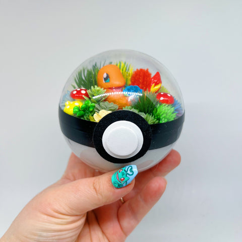LIGHT UP Charmander Pokeball Terrarium