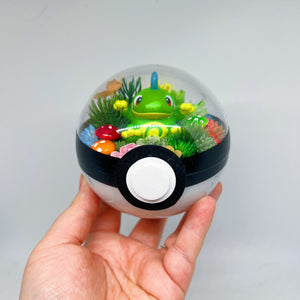 LIGHT UP Politoed Pokeball Terrarium