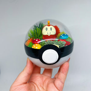LIGHT UP Fuecoco Pokeball Terrarium