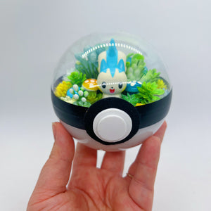 LIGHT UP Pachirisu Pokeball Terrarium