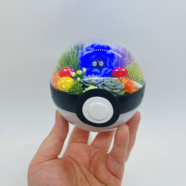 LIGHT UP Tangela Pokeball Terrarium