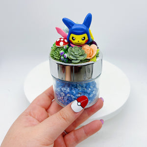 Pikachu Greninja Terrarium Jar