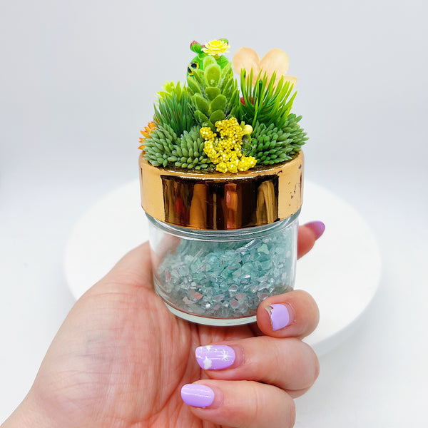 Caterpie Terrarium Jar