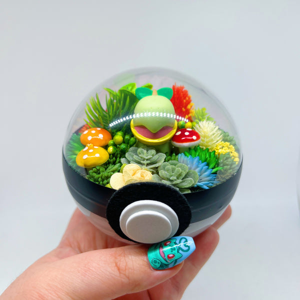 LIGHT UP Turtwig Pokeball Terrarium