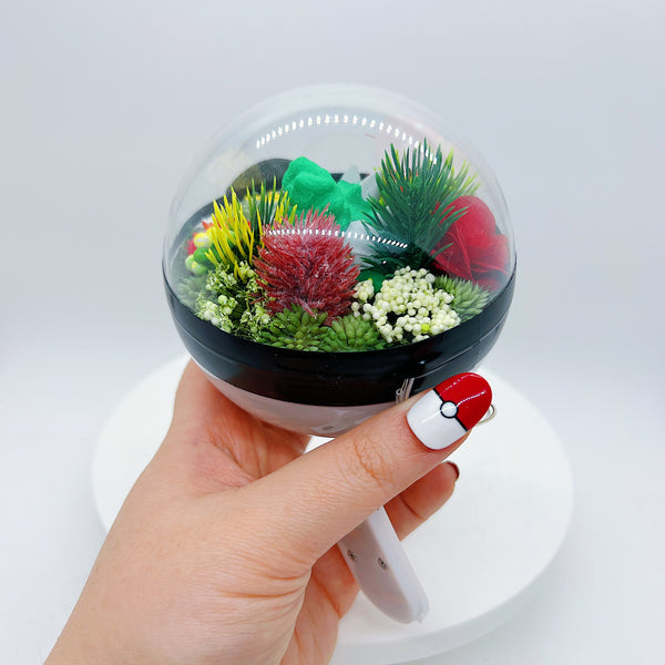 LIGHT UP Torterra Pokeball Terrarium