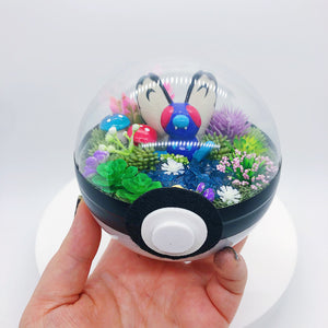 Butterfree Light-Up Pokeball Terrarium