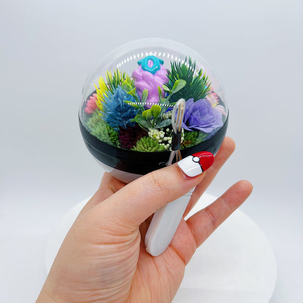 LIGHT UP Suicune Pokeball Terrarium