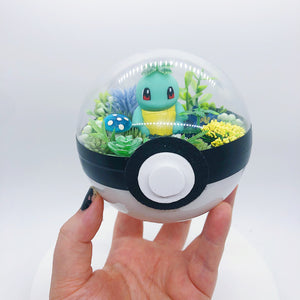 LIGHT UP Squirtle Pokeball Terrarium