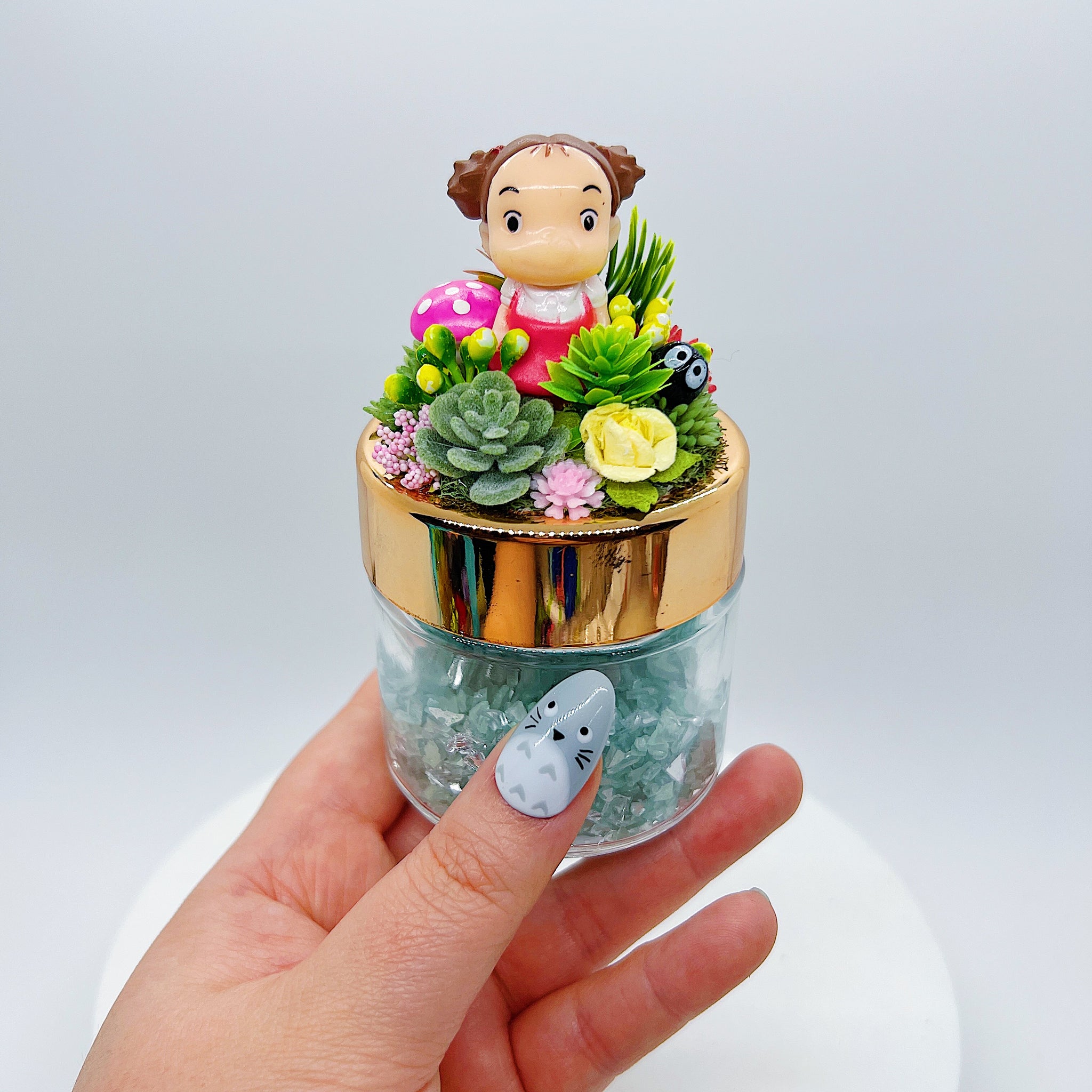 Totoro Terrarium Jar