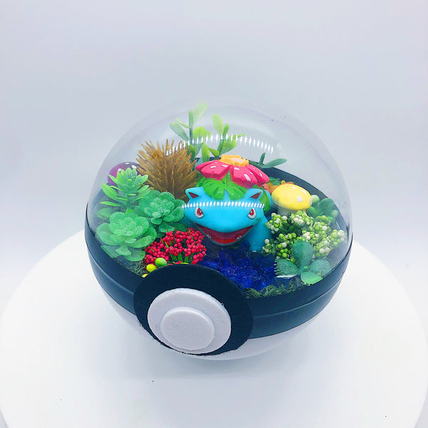 Venasaur Light-Up Pokeball Terrarium